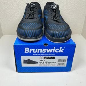NW Box - Brunswick Mens Command Blue/Black Bowling Shoes w/Brunswick Slide soles